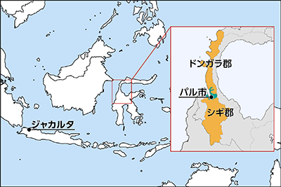 インドネシア　スラウェシ島地図