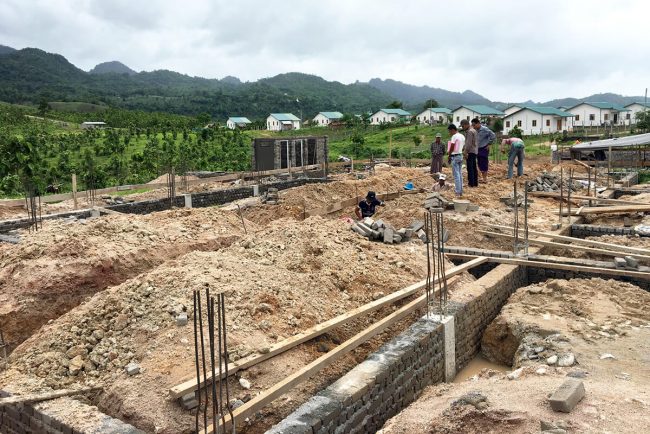 ミャンマー・カレン州　コミュニティリソースセンター建設予定地