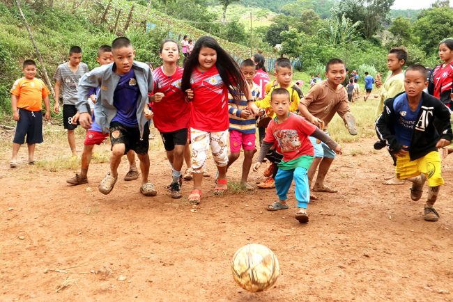 2018年ウンピアム難民キャンプサッカーフェスティバルの様子