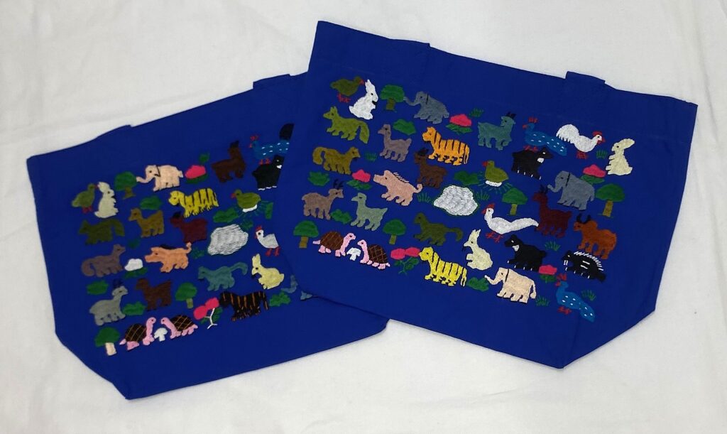 ランチバック柄