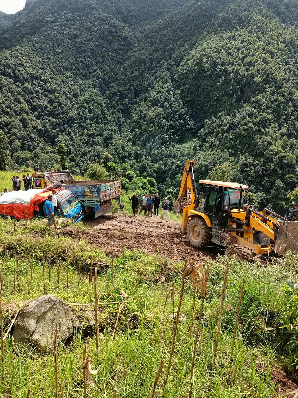 ネパール洪水2026 ドゥンチェ・カトマンズ間の道路状況_2